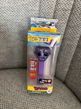 Funko Purple Backing Card with White Nutrition Panel